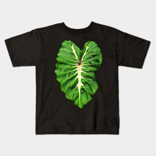 COLOCASIA WHITE LAVA Kids T-Shirt